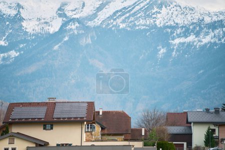 Solar Panels Harness Clean Energy in the Alps