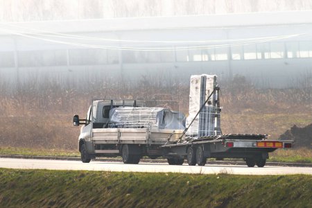 Industrial Cargo Delivery für Bauarbeiten