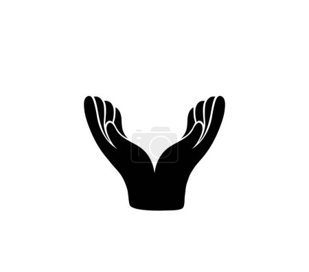 Hand of Hope Logo, art vector design
