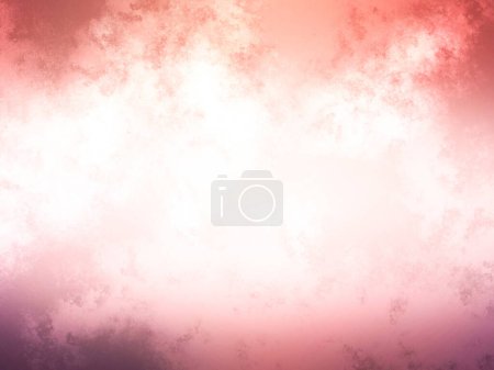 A pink and purple background with a white and red sky