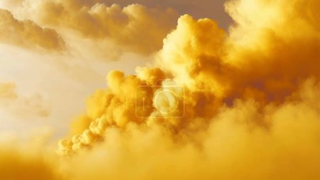 Foto de Textura de fondo nube amarilla - Imagen libre de derechos