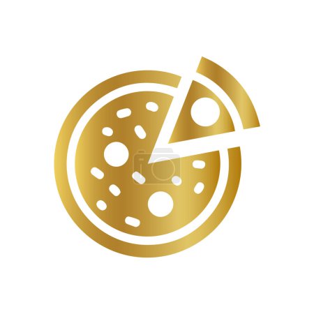 Foto de Signo de pizza de oro, icono de pizza de oro, Pizza icono de comida rápida, Pizza cocina italiana Pasta Restaurante Computer Icon - Imagen libre de derechos