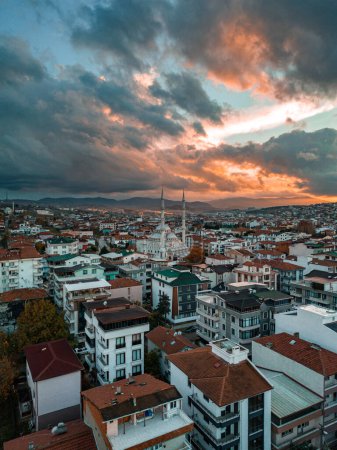 Téléchargez les photos : Vue aérienne de la ville de la capitale de la dinde - en image libre de droit