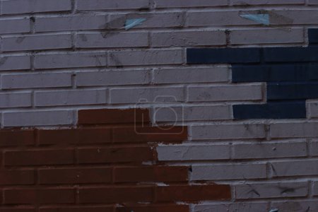 Foto de Detalle de una pared colorida - Imagen libre de derechos
