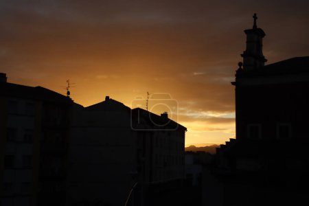 Blick auf Bilbao am Morgen