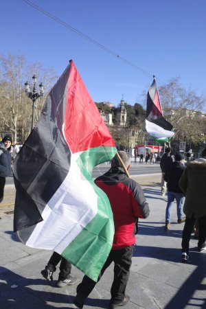 Téléchargez les photos : Manifestation contre l'invasion de Gaza - en image libre de droit