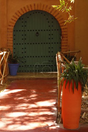 Garten in der Stadt Marrakesch, Marokko