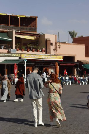 Photo for City life in Marrakech, Morocco - Royalty Free Image