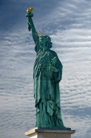 Estatua de la libertad en el stand