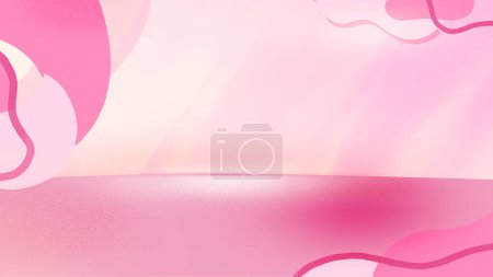 Photo for Pink background to be used in mother's day or october pink arts or for international women's day. - Royalty Free Image