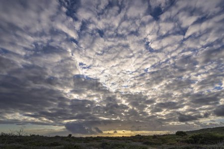 Foto de Vista panorámica del cielo al atardecer en una isla del Caribe - Imagen libre de derechos