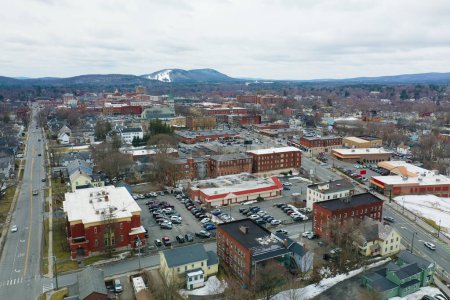 Photo for An aerial of Pittsfield, Massachusetts, United States - Royalty Free Image