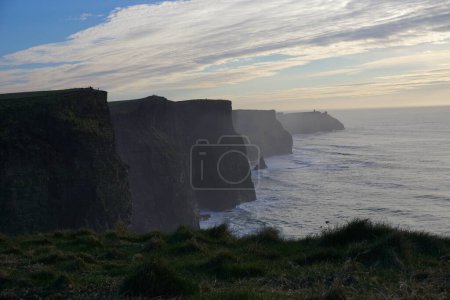 Photo for Cliffs of Moher in Ireland, beautiful iconic rocky coast landcape - Royalty Free Image