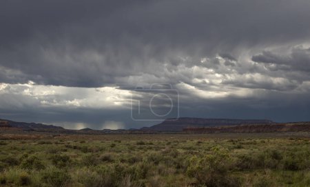 Photo for Monsoonal storms appear in Northern Arizona during summer. - Royalty Free Image