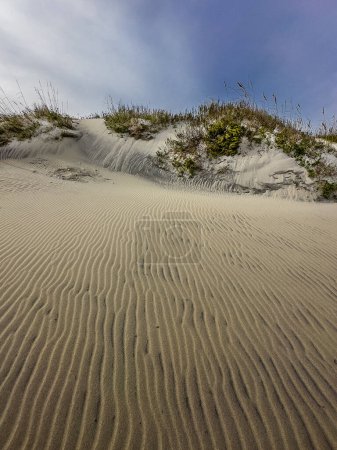 Ondulations dans les dunes de sable au cap Hatteras National Seashore, Caroline du Nord