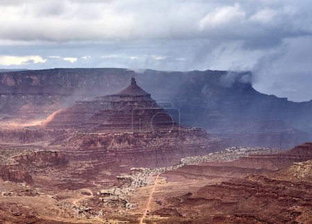 Canyonlands National Park,Utah  as seen from the Shafer Trail Viewpoint.