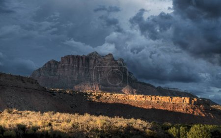 Monsoon storms appear at Zion National Partk, Utah