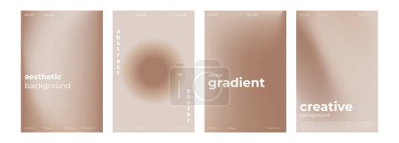 Illustration for Y2k Aesthetic abstract nude gradient background with beige, pink, pastel, soft blurred pattern. Poster for social media stories, album covers, banners, templates for digital marketing - Royalty Free Image
