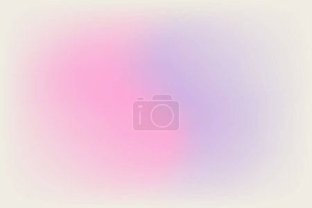Illustration for Y2k Trendy Aesthetic abstract gradient pink violet background with translucent blurred pattern. Gentle social media poster, stories highlight templates for digital marketing for stories - Royalty Free Image