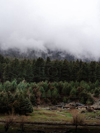 Photo for Breathtaking landscape and mountains of Kashmir stock image. - Royalty Free Image