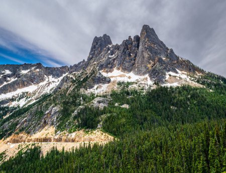 Photo for Portrait of rugged Liberty Bell Mountain North Cascades WA - Royalty Free Image