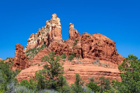 Photo for Up close and personal at the base of the Snoopy Rock in Sedona Arizona - Royalty Free Image