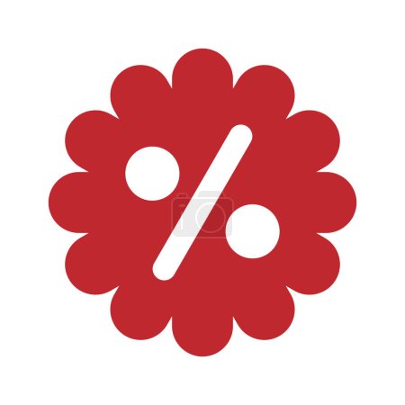 Prozentsatz Symbol-Vektor isoliert auf weißem Hintergrund für Ihr Web- und mobiles App-Design, Prozentsatz Logo-Konzept