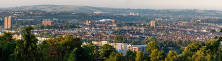 Panoramic view of Bristol city 