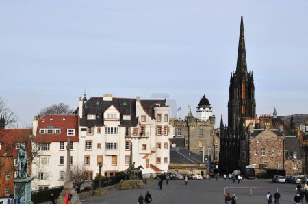 Téléchargez les photos : Vue de la vieille ville d'Édimbourg Écosse - en image libre de droit