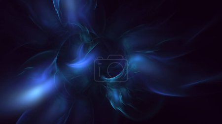 Representación 3D fondo de luz fractal multicolor abstracto