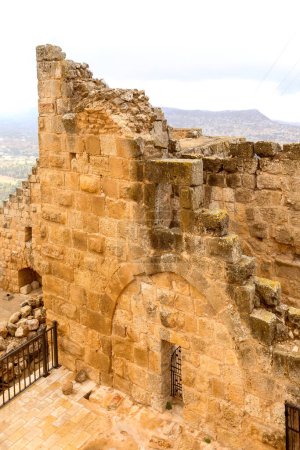 Photo for Ajloun Castle, Jordan built by the Ayyubids in 12th century, Middle East - Royalty Free Image