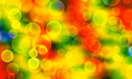 Photo for Colorful bokeh,  reggae music  ,jamaica color sign background - Royalty Free Image