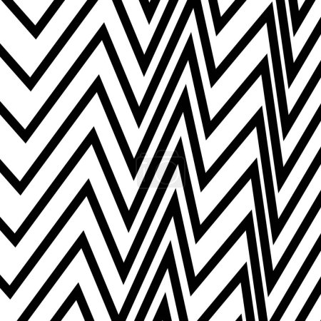 Ilustración de Zigzag patrón de papel pintado. Textura moderna y elegante. Fondo geométrico. Ilustración vectorial - Imagen libre de derechos