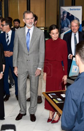 Téléchargez les photos : Le roi Felipe VI et la reine Letizia d'Espagne assisteront à un événement à Palma de Majorque en avril 2022. - en image libre de droit