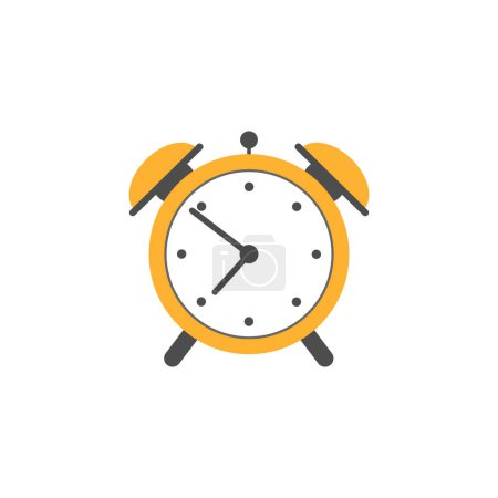 Illustration for Alarm clock vector colored icon - Royalty Free Image
