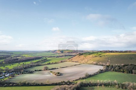 Photo for Beautiful landscape around the Pewsey, Wiltshire, South of England, UK - Royalty Free Image