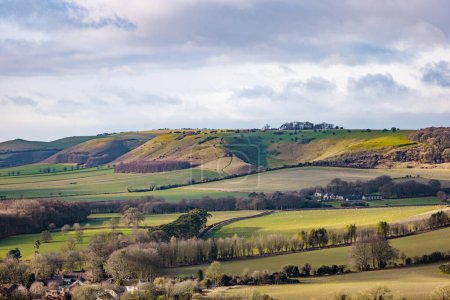 Photo for Beautiful landscape around the Pewsey, Wiltshire, South of England, UK - Royalty Free Image