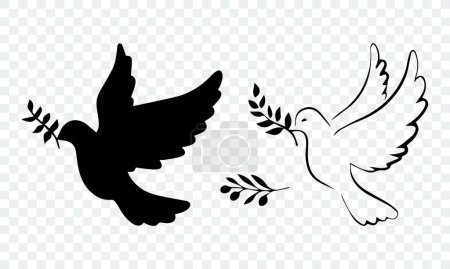 Téléchargez les photos : Silhouette Pigeon SVG. Colombe svg. Silhouette d'oiseau de colombe Silhouette. Fichier pour Cricut - en image libre de droit