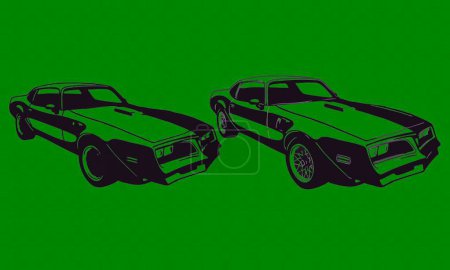 PONTIAC FIREBIRD Trans Am 1977 vector | Any changes can be possible 