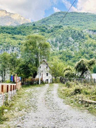 Photo for The village of Theth, Albanian Alps, Albania. Travel concept. Visit Albania. - Royalty Free Image