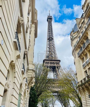 Der Eiffelturm in Paris, Frankreich. Berühmtes Reiseziel.