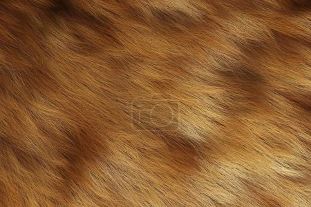 Photo for Macro brown goat texture with extremely fine fur. Wild animal nature background - Royalty Free Image