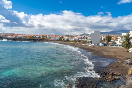 La belle plage de La Garita (Telde), Gran Canaria, Îles Canaries