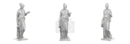 Photo for Stunning 3D render of Hebe, goddess of youth, in elegant pose - Royalty Free Image