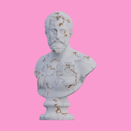 Estatua de Ottavio Farnesio, 3d renders, aislado, perfecto para su deseo