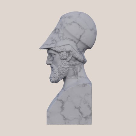 Téléchargez les photos : Statue périclès, rendus 3d, isolé, parfait pour vos envies - en image libre de droit