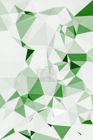 Foto de Fondo poligonal verde, plantillas de diseño creativo - Imagen libre de derechos