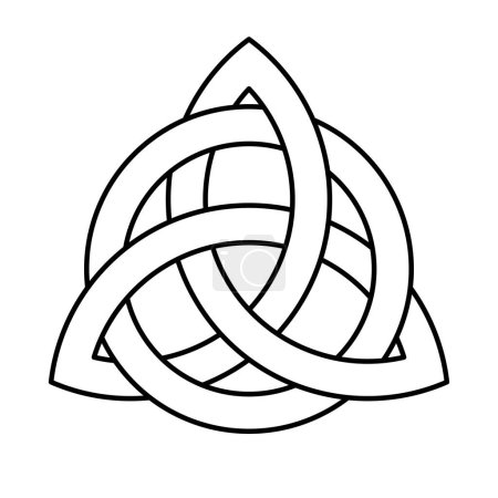 Illustration for Celtic knot , web icon - Royalty Free Image