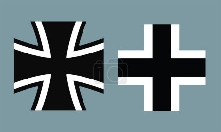 Téléchargez les illustrations : Croix nazies, icône web - en licence libre de droit