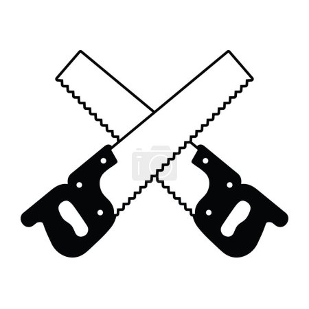 Illustration for Saw tool icon, vector illustration - Royalty Free Image